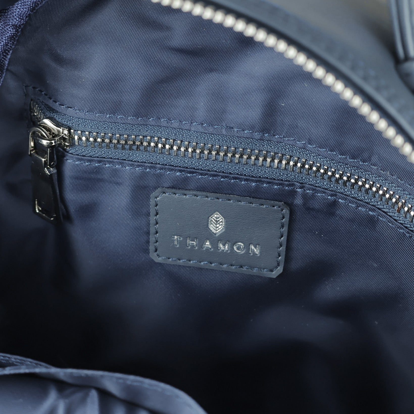 Inside Blue Dianne Leaf Pattern Rachel Backpack by Thamon
