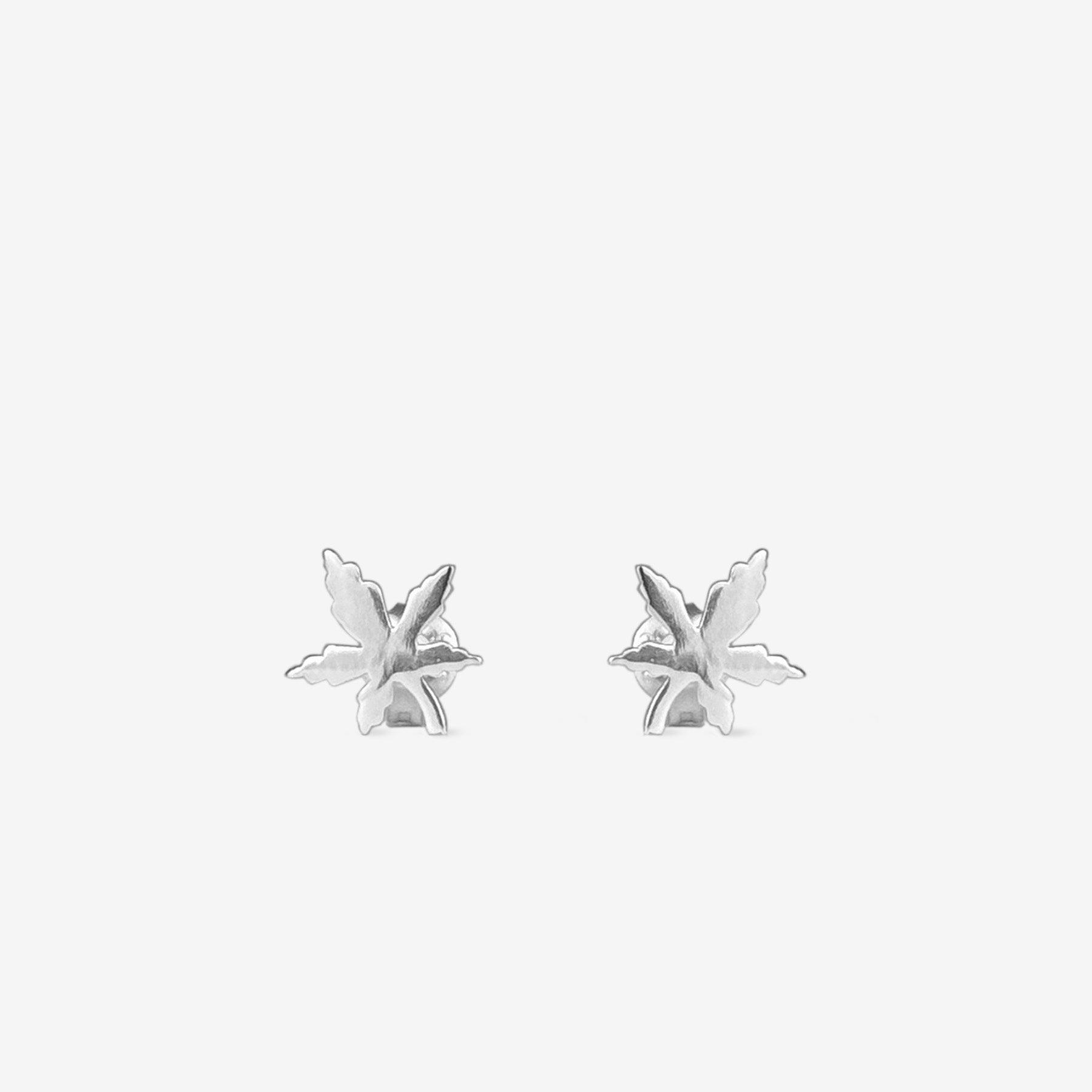 Maple Leaf Stud Earrings