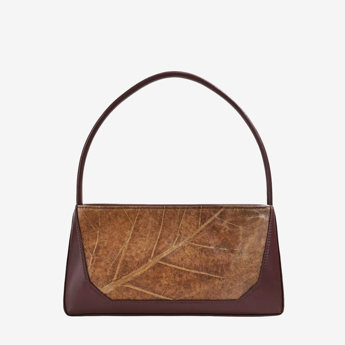 Ives Shoulder Bag in Spice Brown | Leaftex Bag | THAMON