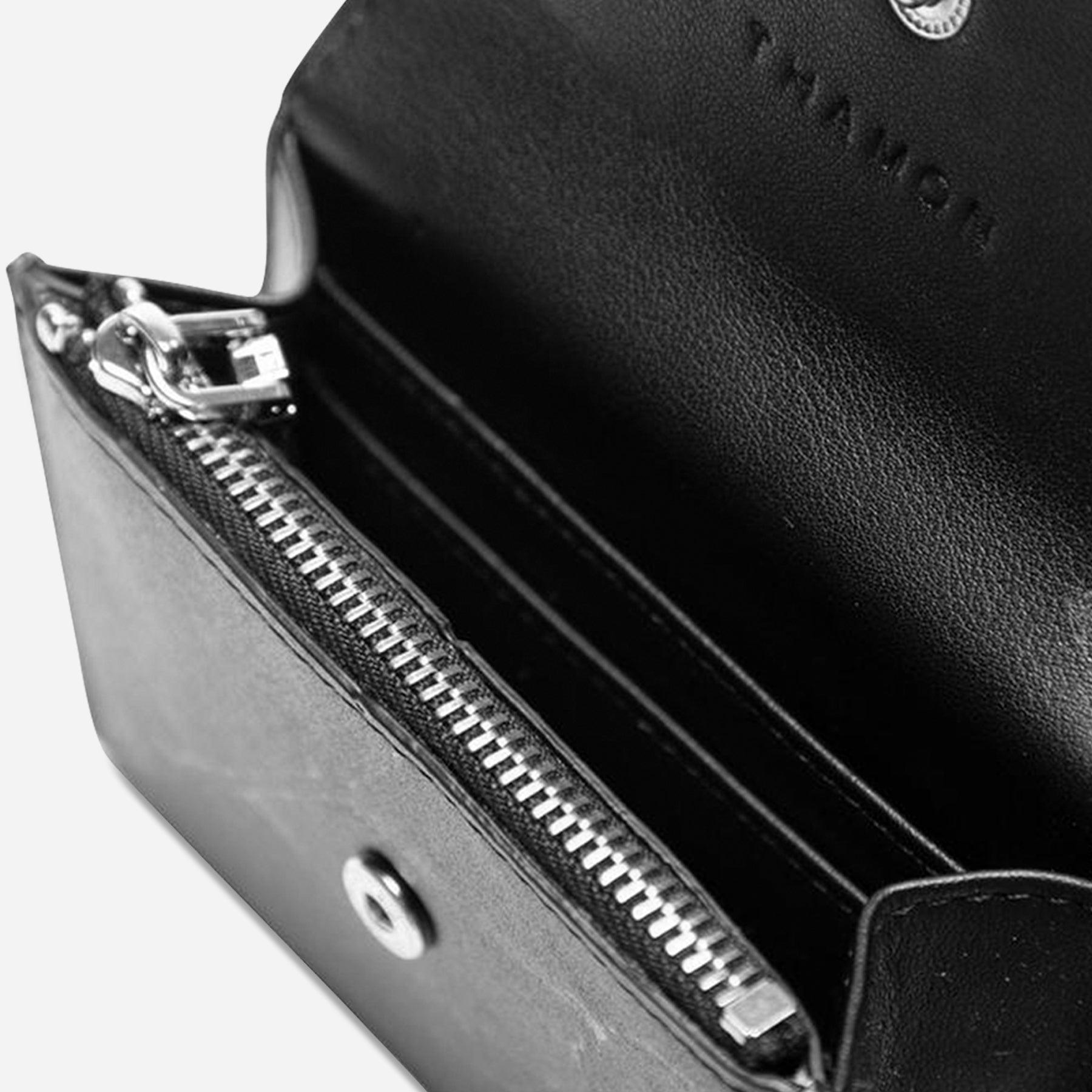 Top Black Pippa Coin Purse by Thamon