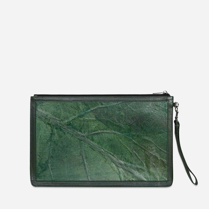 Back Forest Green Dylan Pouch by Thamon