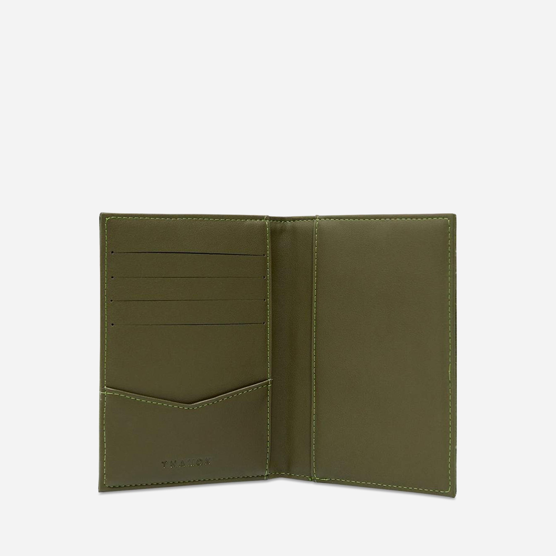 Vegan Passport Holder, Olive