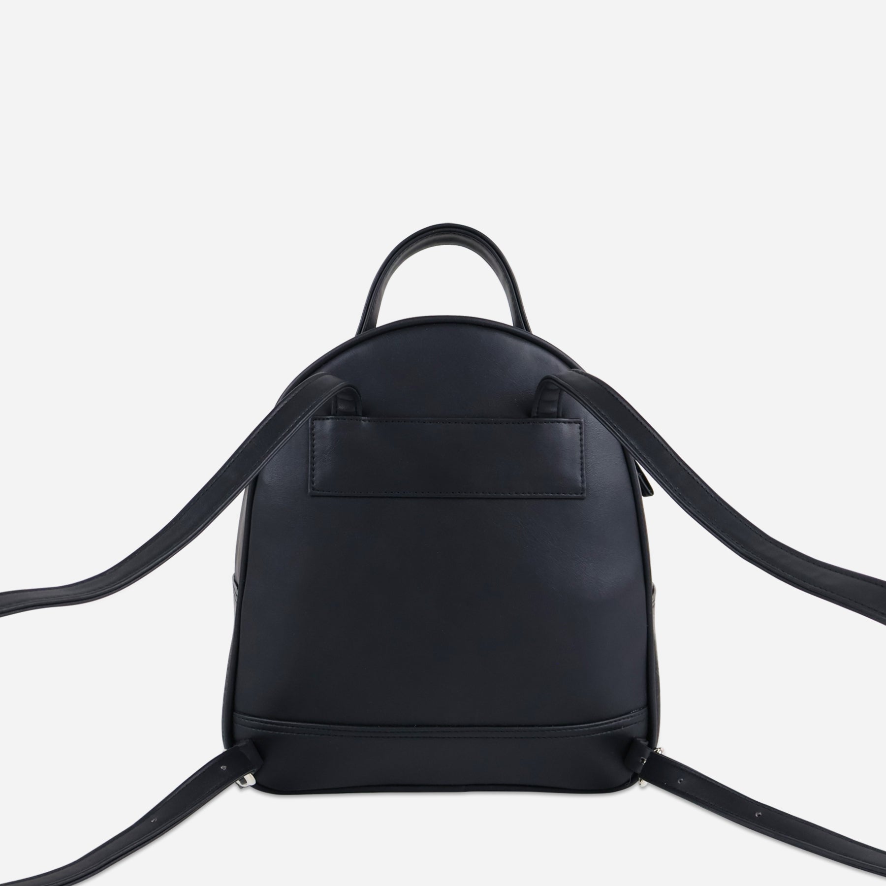 Black Rachel mini backpack women s backpack vegan leather vegan bag back Thamon
