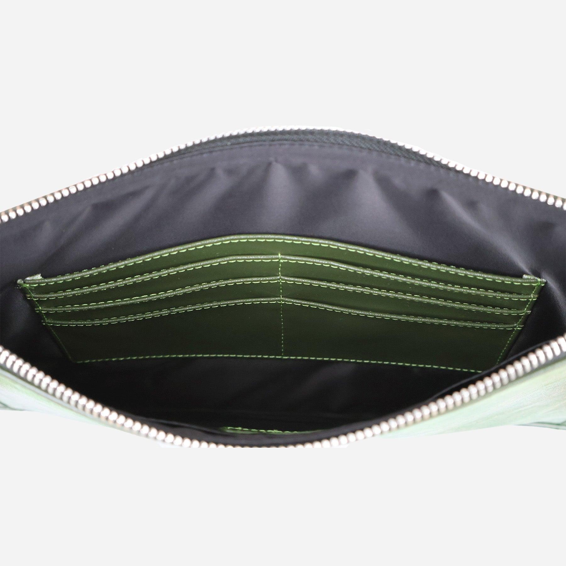 Inner Forest Green Dean's Pouch by Thamon