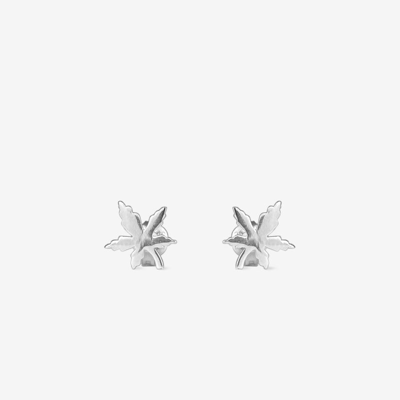 Maple Leaf Stud Earrings