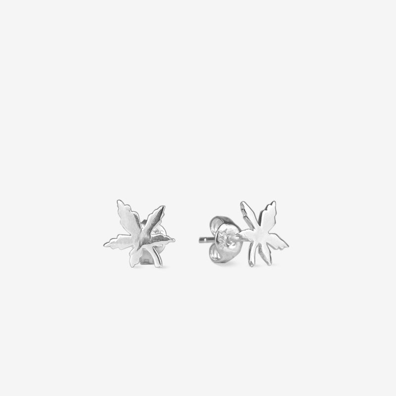 Maple Leaf Stud Earrings