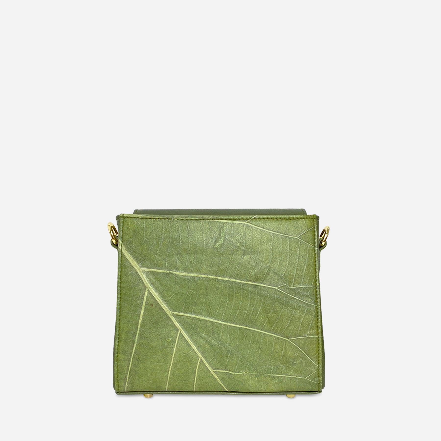 Back Olive Pearl Crossbody Bag by Thamon