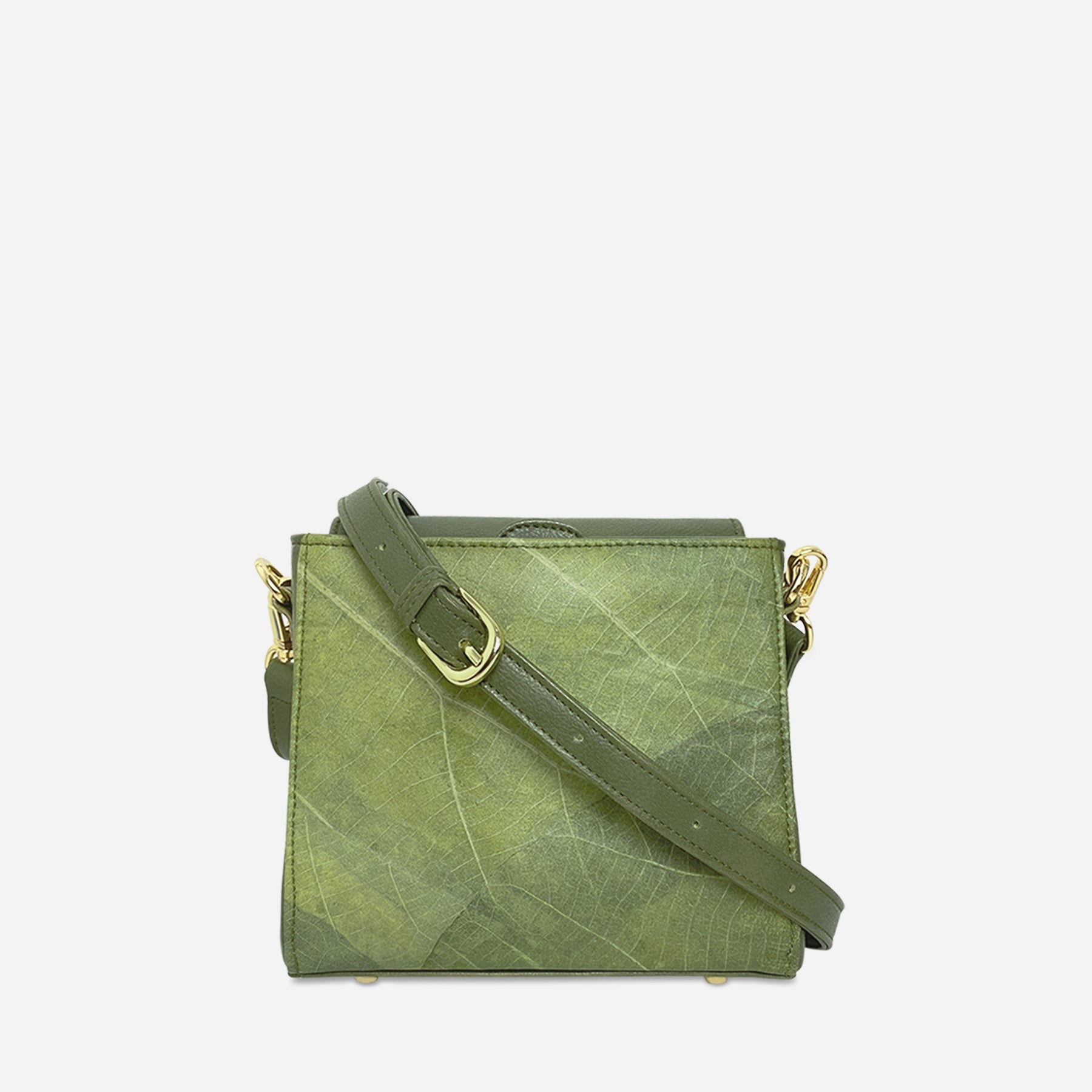 Strap Olive Pearl Crossbody Bag by Thamon