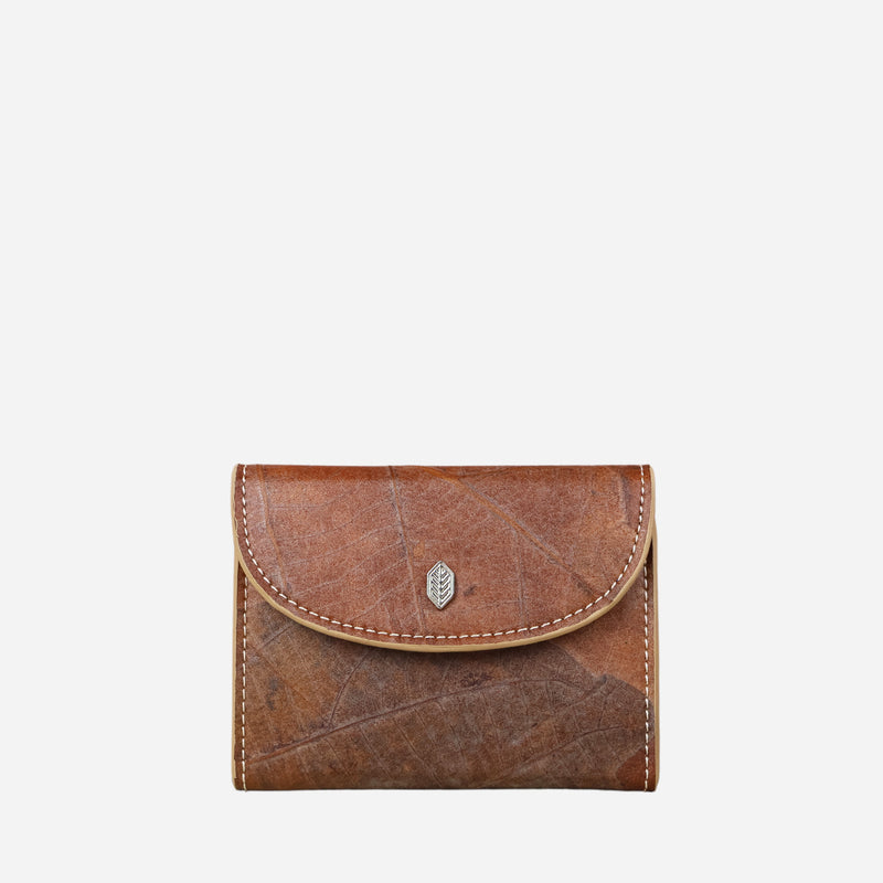 Front Spice Brown Pippa Coin Purse by Thamon
