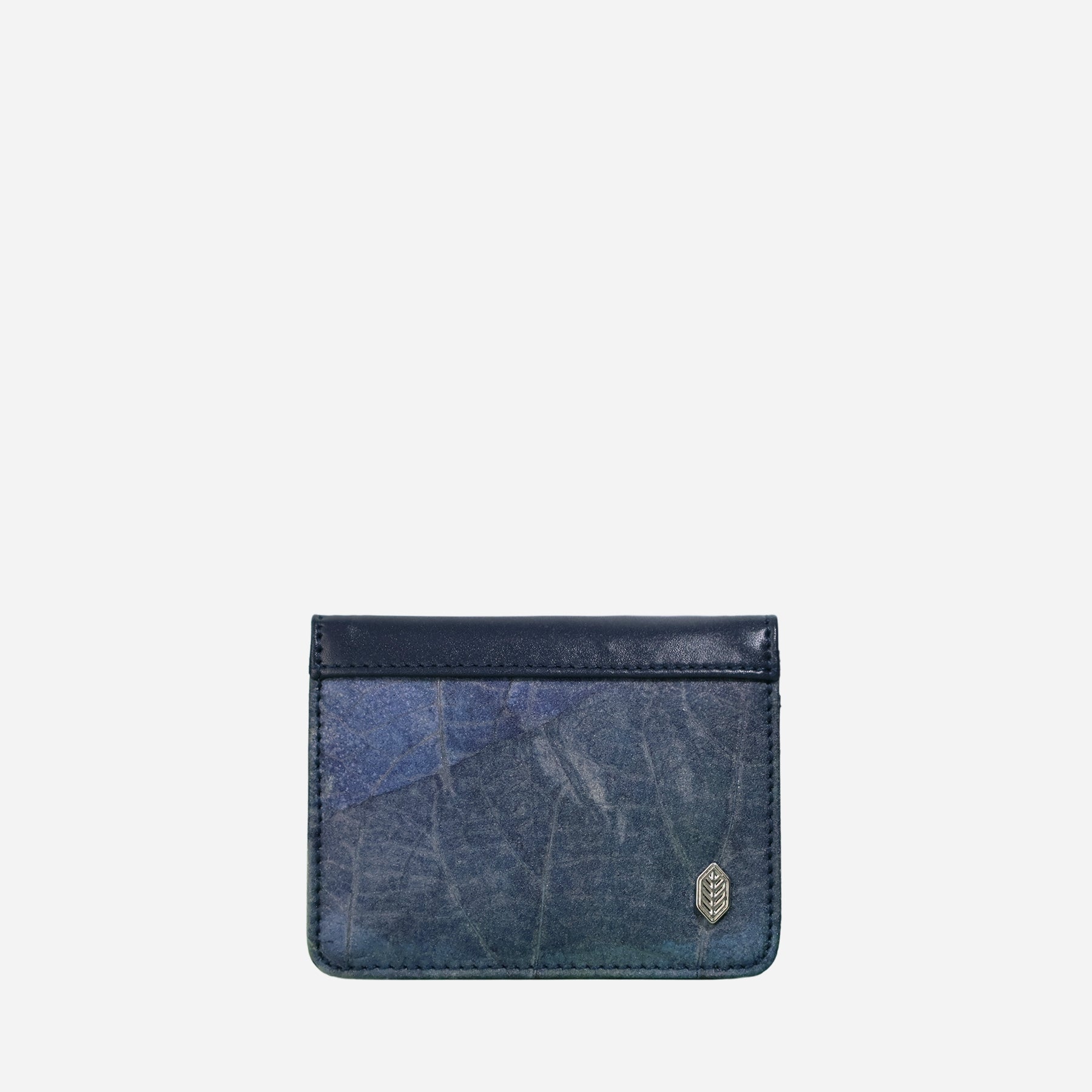 Front Sapphire Vegan Bi-fold Cardholder by Thamon