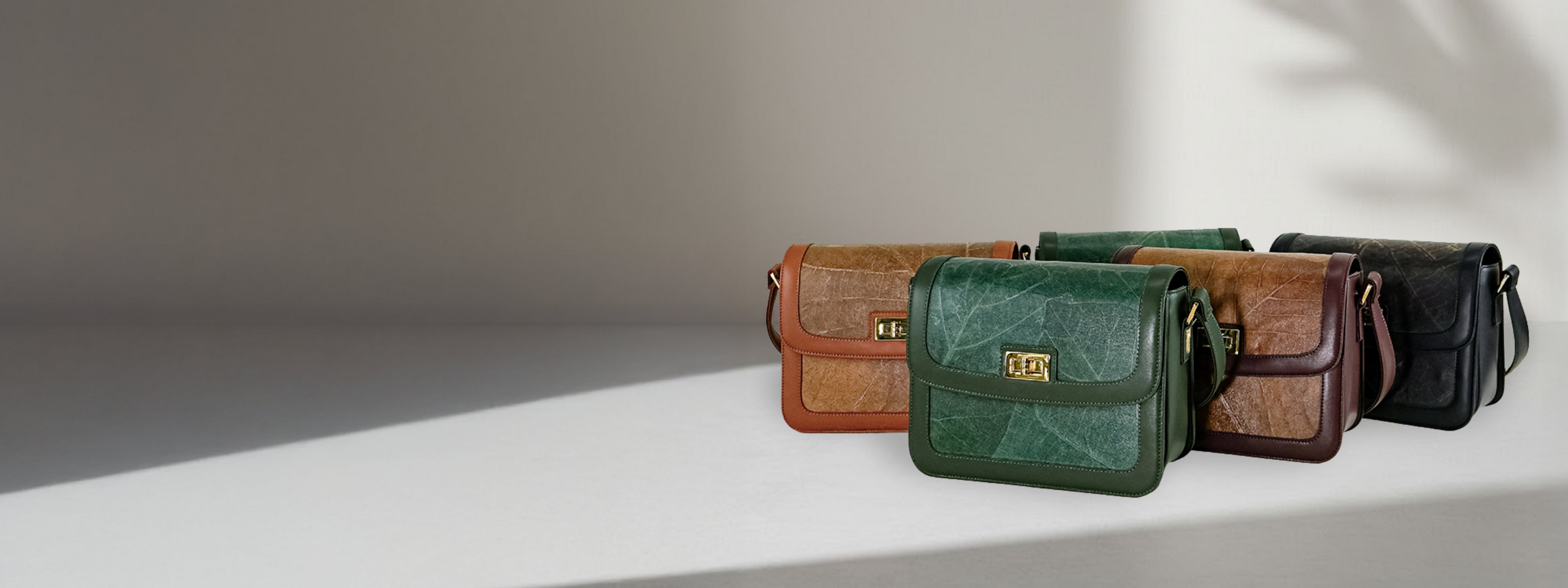 Unique Vegan Fashion - Bags & Wallets Made With Tree Leaves - THAMON