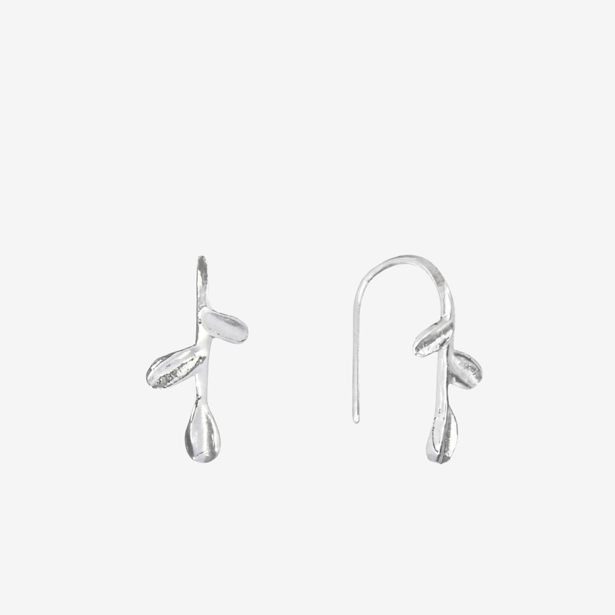 Olive Leaf Drop Earrings