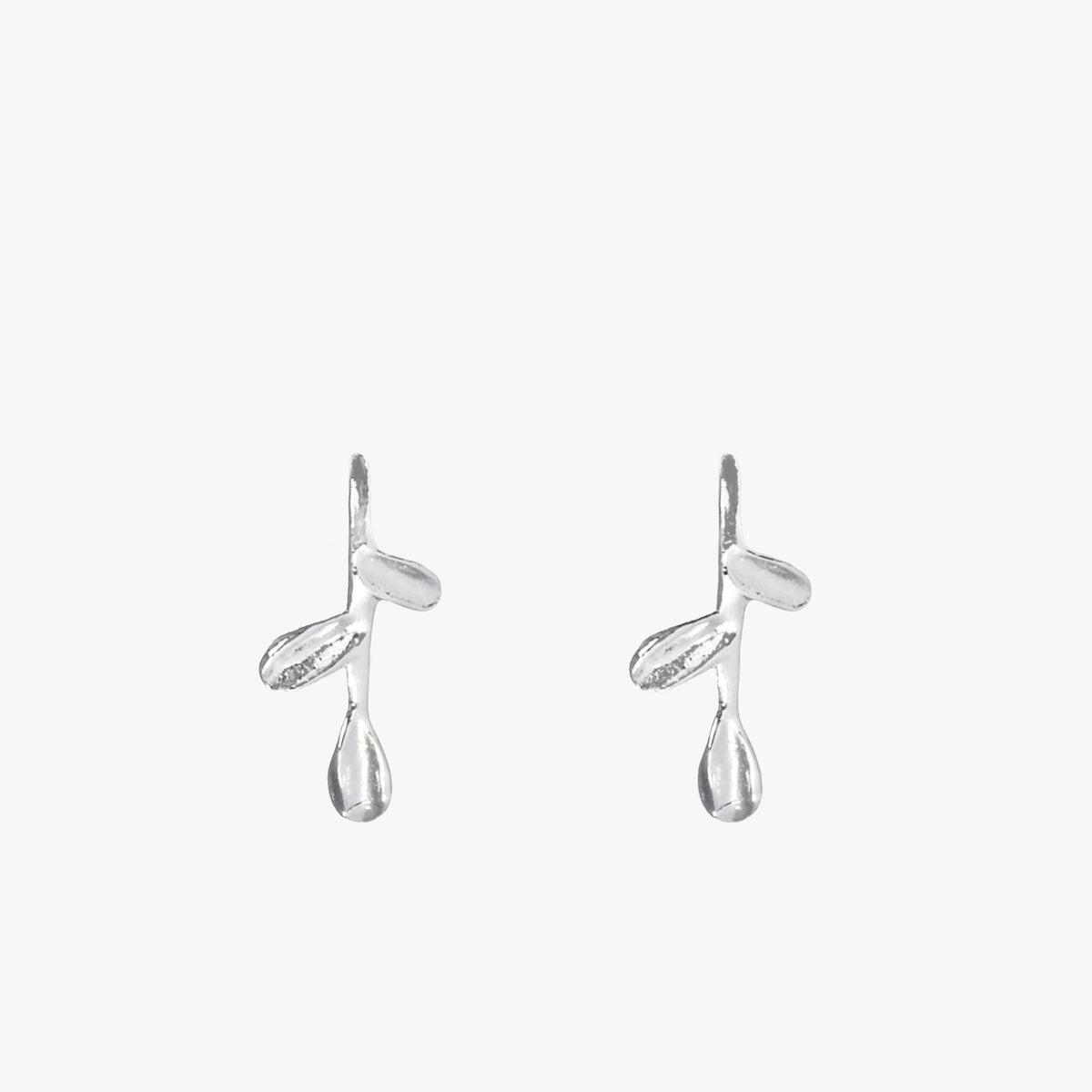 Olive Leaf Drop Earrings