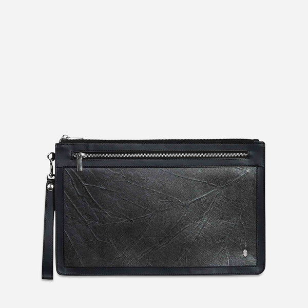 Front Black Dylan Pouch by Thamon