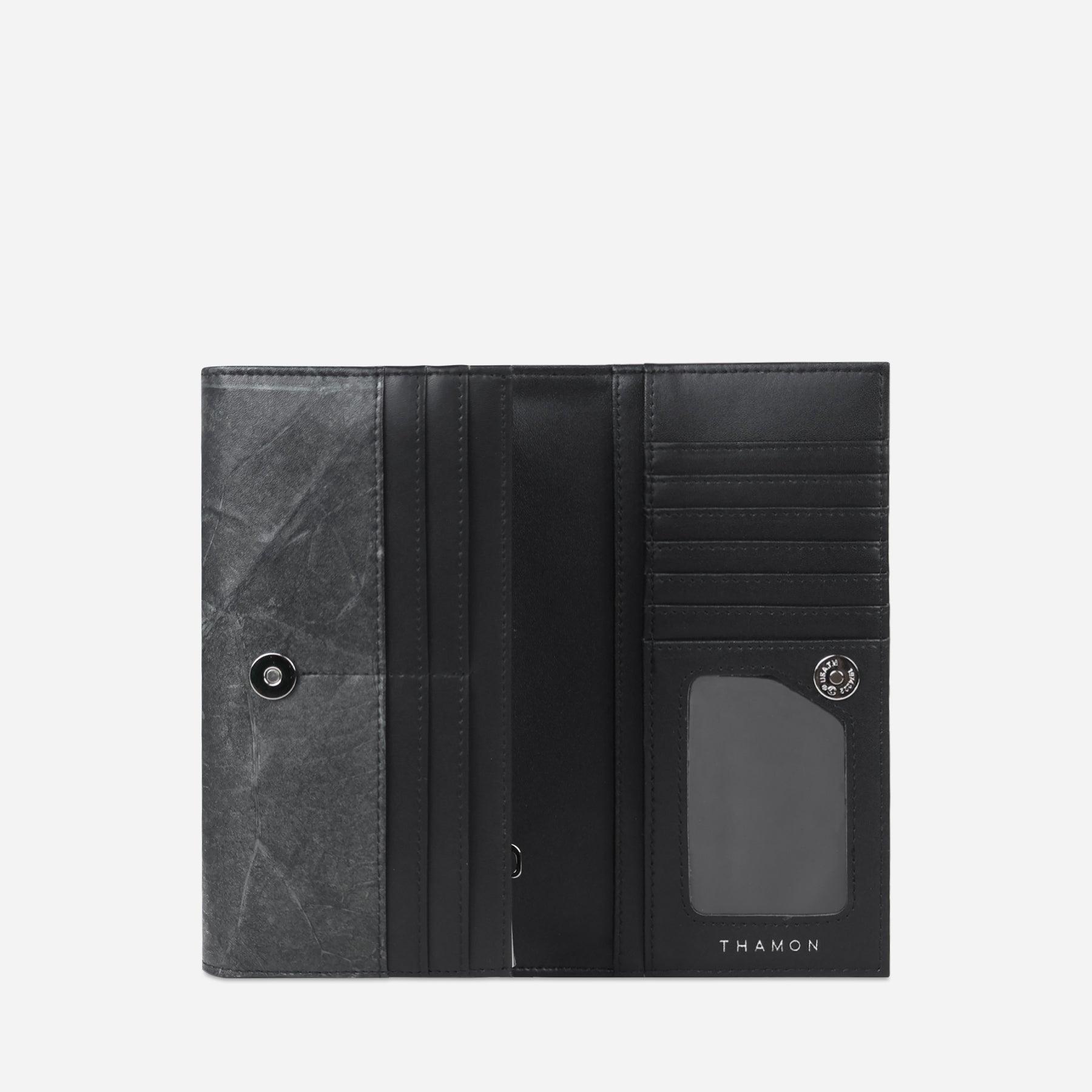 Inner Black Fold-Over Purse by Thamon