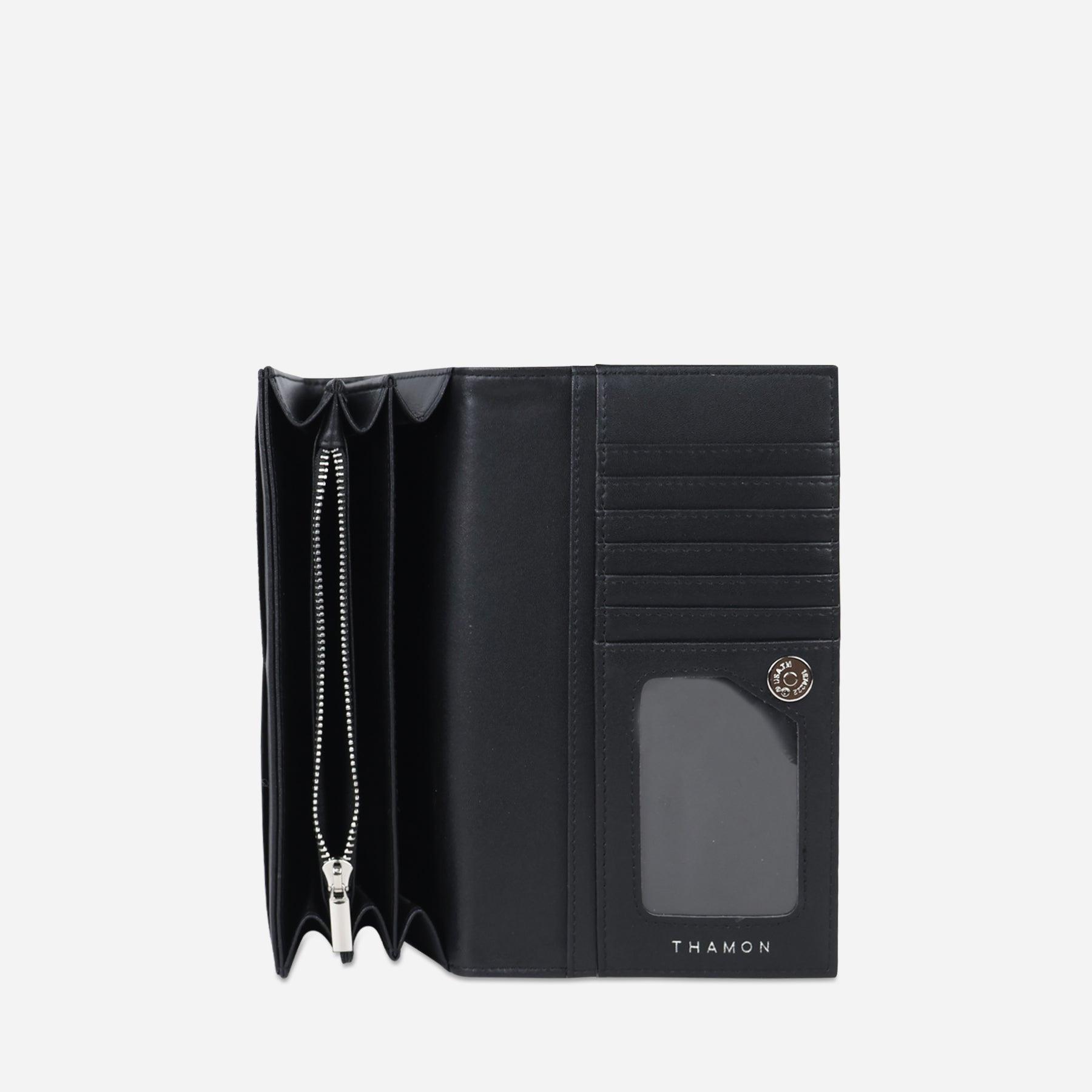 Inner Black Fold-Over Purse by Thamon