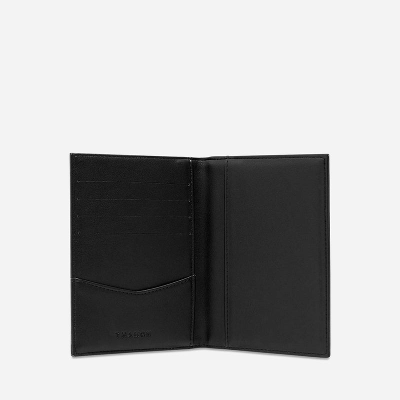 Open Black Passport Cover by Thamon