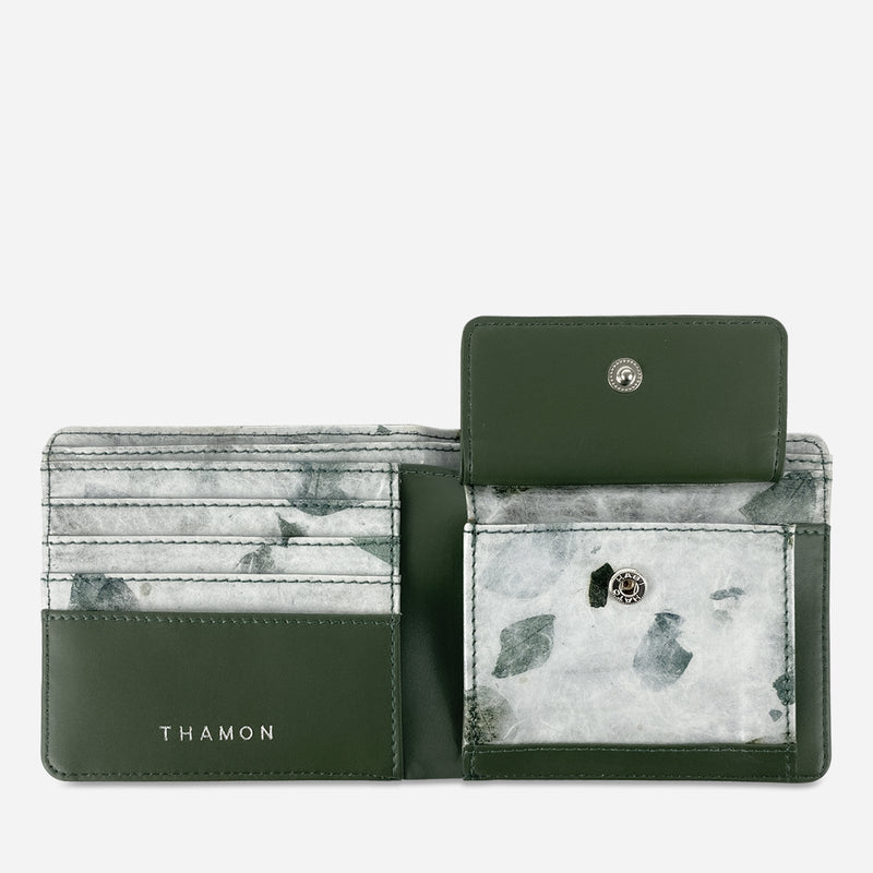 Open Camouflage Vegan Coin Wallet by Thamon