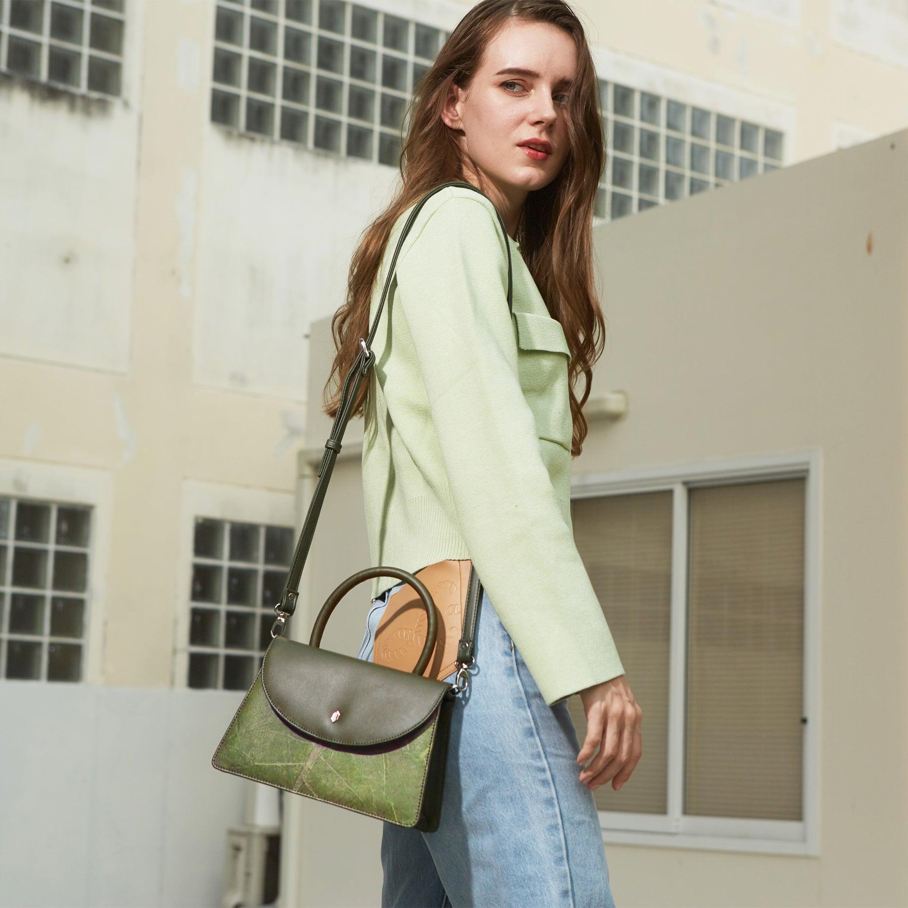 Forest Green Ellie Mini Handbag by Thamon