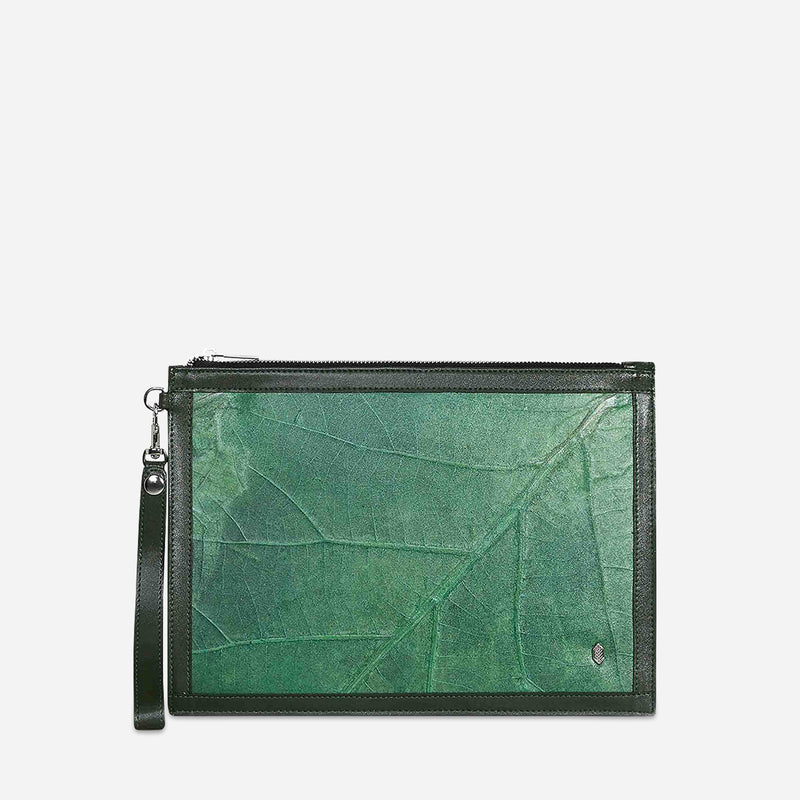 Front Forest Green Dean's Pouch by Thamon