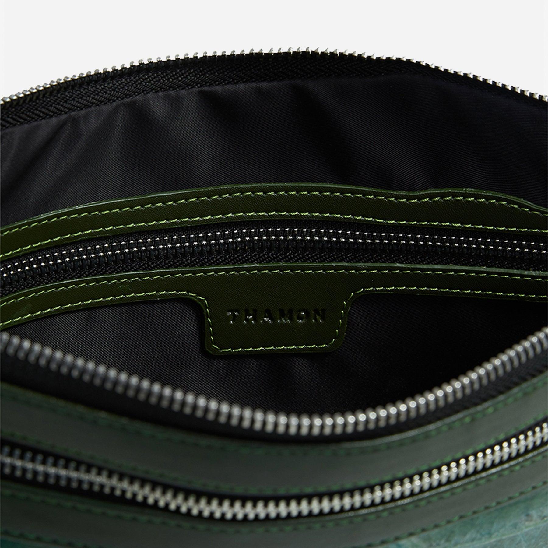 Inner Forest Green Dylan Pouch by Thamon