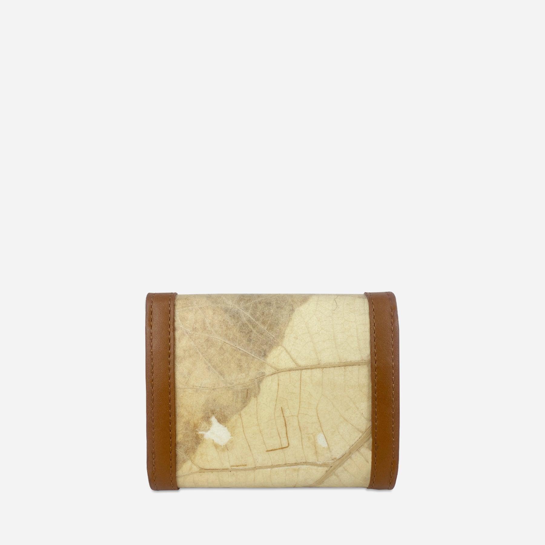 Back Latte beige Lily Coin Purse by Thamon
