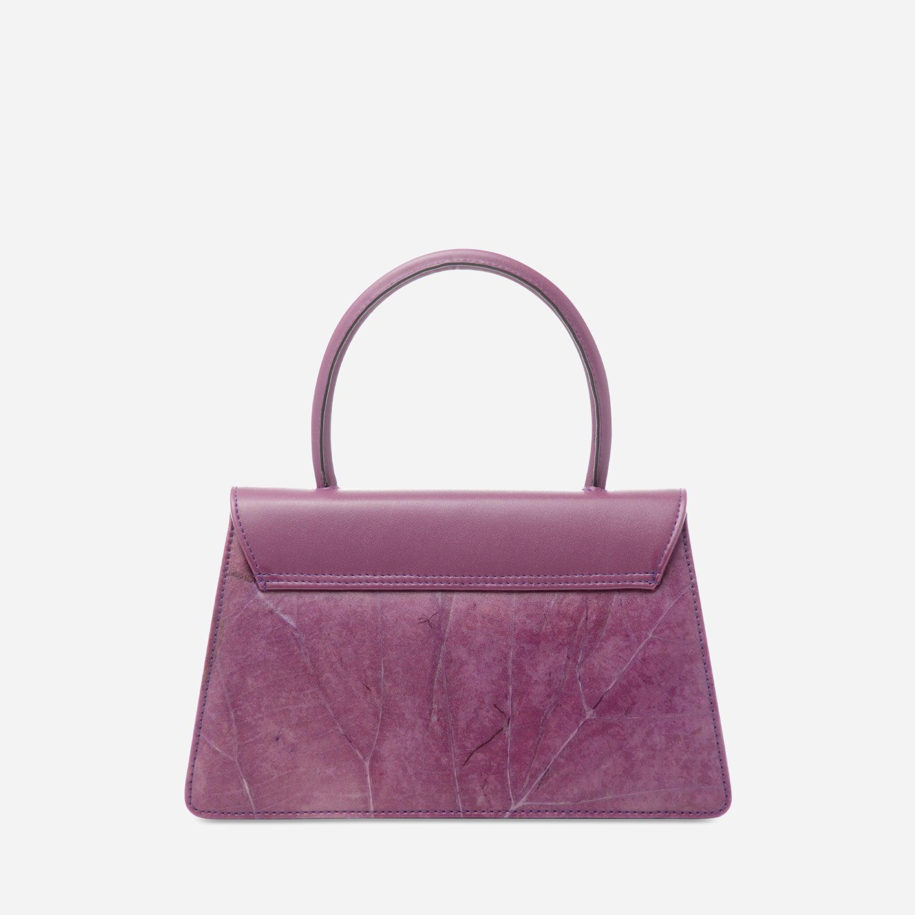 Back Lavender Ellie Mini Handbag by Thamon