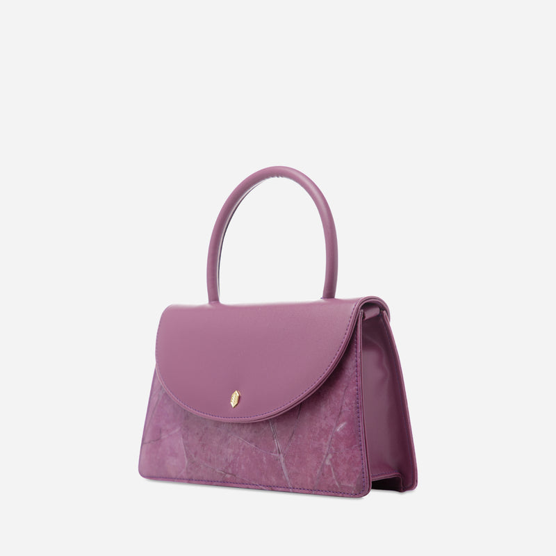 Side Lavender Ellie Mini Handbag by Thamon