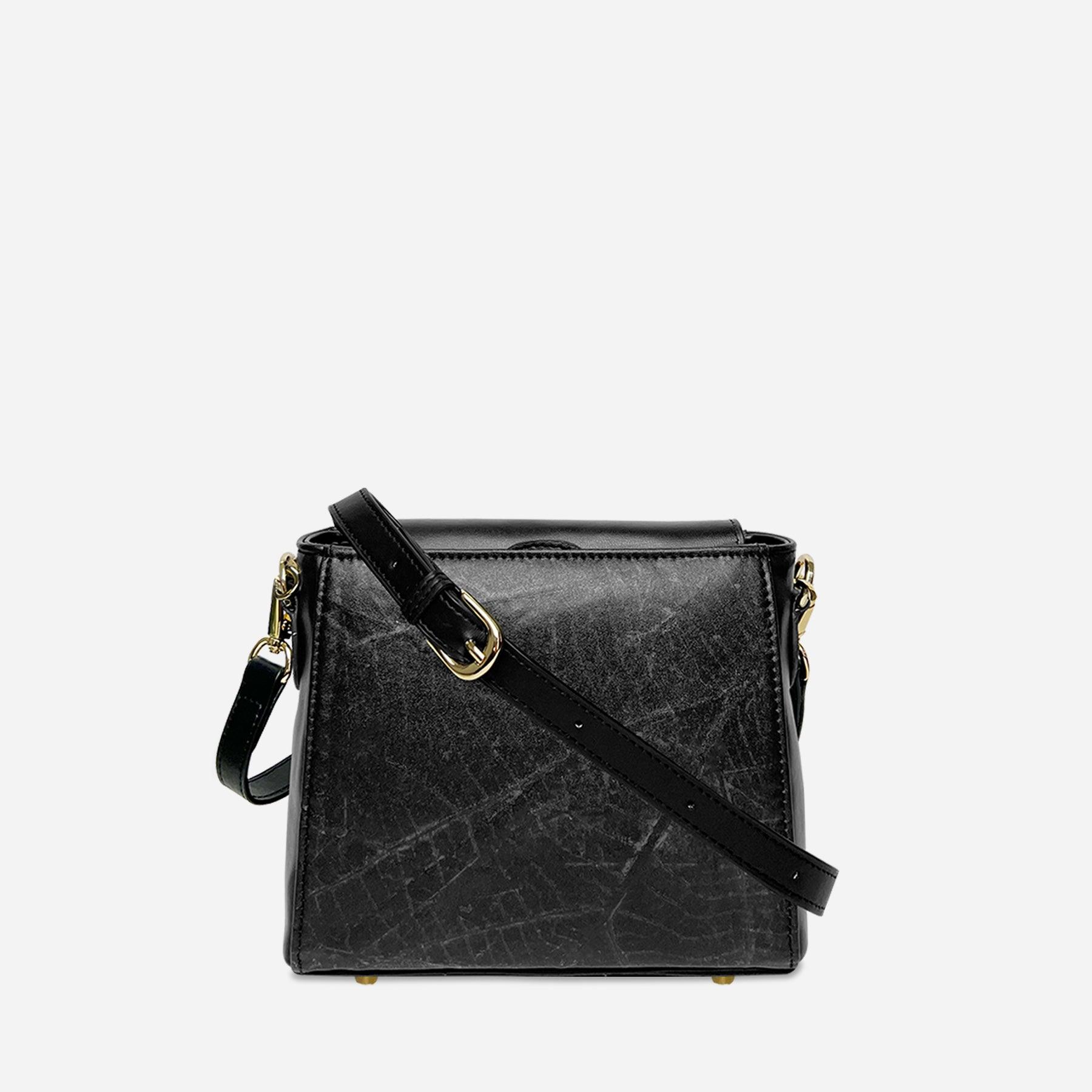 Strap Black Pearl Crossbody Bag by Thamon