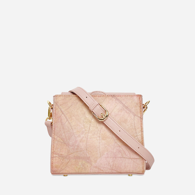 Pearl Vegan Crossbody Bag, Blossom Pink