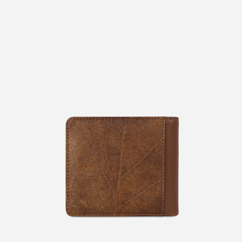 Back Spice Brown Vegan Coin Wallet by Thamon